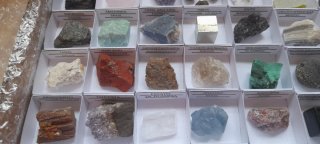 Increíble Colección 90 minerales 4x4 cm