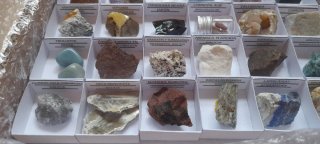 Increíble Colección 90 minerales 4x4 cm