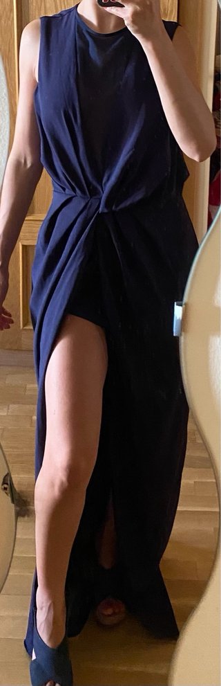 Vestido ASOS largo azul talla 38