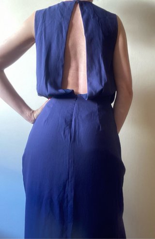 Vestido ASOS largo azul talla 38