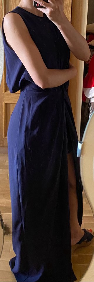 Vestido ASOS largo azul talla 38