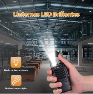 3 RADIOS WALKIE BAOFENG CON AURICULARES