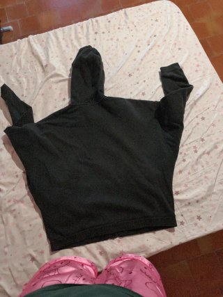 Sudadera Adidas Negra con Logo Rosa y Azul