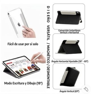Funda iPad Air 4-5-6-7 Magnética Desmontable