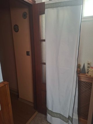 Cortina de Baño Diseño Greca
