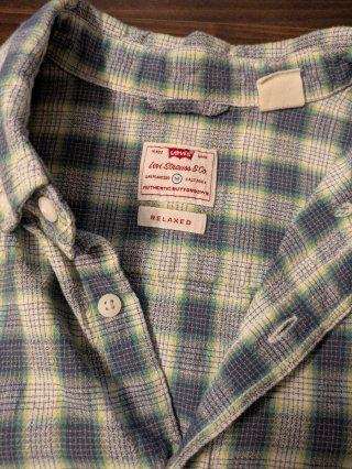 Camisa Levi's cuadros manga corta Talla M
