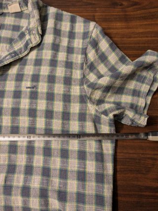 Camisa Levi's cuadros manga corta Talla M