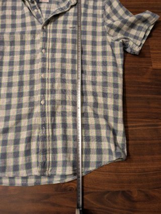 Camisa Levi's cuadros manga corta Talla M