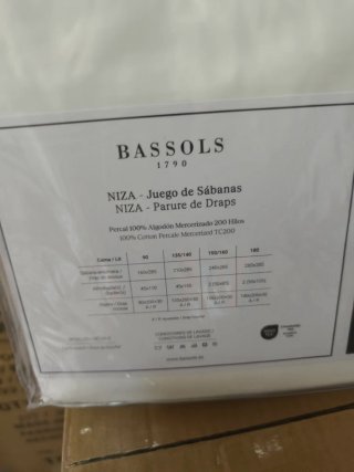 Juego Sábanas Bassols Cama 135/140