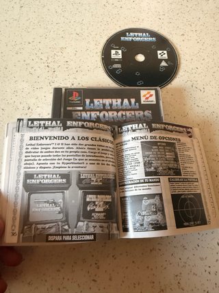 Lethal Enforcers PS1 🇪🇸 PAL España como Nuevo