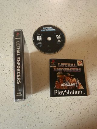 Lethal Enforcers PS1 🇪🇸 PAL España como Nuevo
