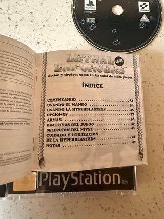 Lethal Enforcers PS1 🇪🇸 PAL España como Nuevo