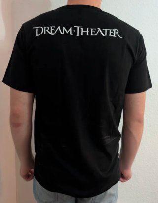 CAMISETA NEGRA NIEVA en talla  L - DREAM THEATER -