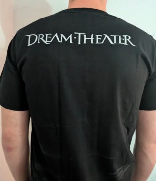CAMISETA NEGRA NIEVA en talla  L - DREAM THEATER -