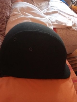 Casco de equitación negro