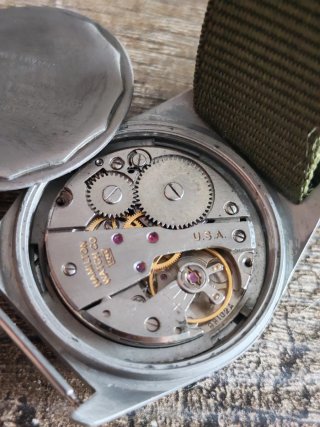 Reloj Hamilton Militar Negro Correa Verde