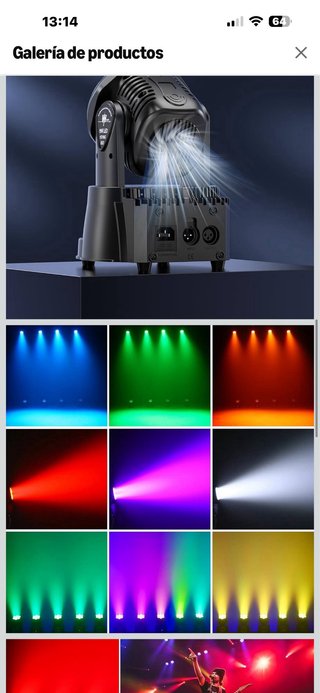 Foco LED Discotecha DMX Varios