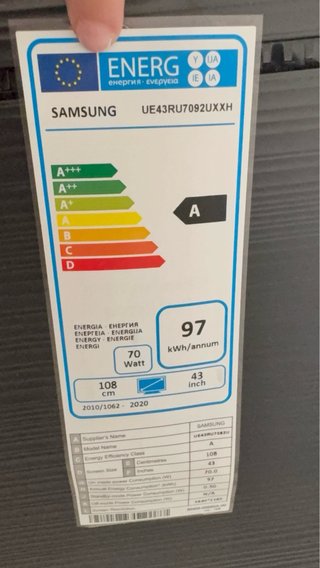 TV Samsung 43” 4K Smart TV