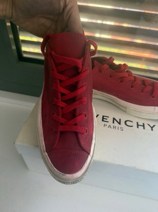 Converse 100%Piel (Ante) T41.5 Rojo/Rosa (9)