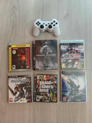 PS3 Fat CECHK04 v4.81 + Mando + Juegos