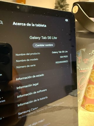 Espectacular Samsung Galaxy Tab S6 Lite Negro