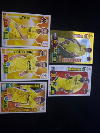 Cromos Villarreal CF - Layún, Rodrigo, Bakambu