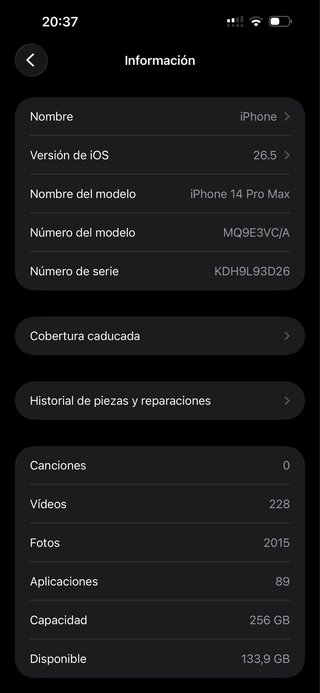 iPhone 14 Pro Max 256GB Morado