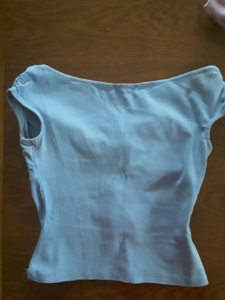 Top Zara azul talla S