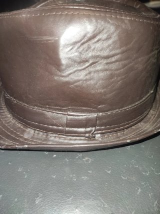 Cappello in PVC Marrone - MAN Accessories