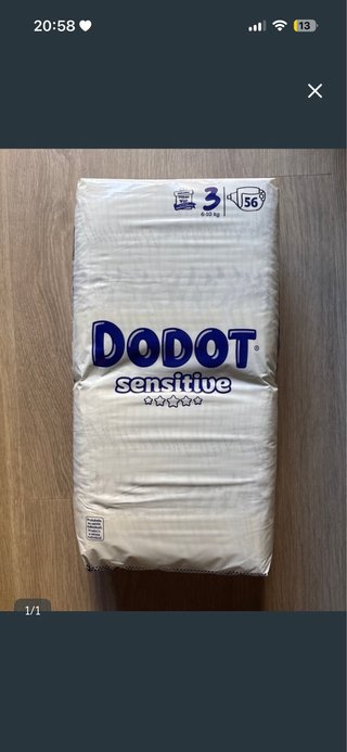 Dodot Sensitive Talla 3 - 56 pañales