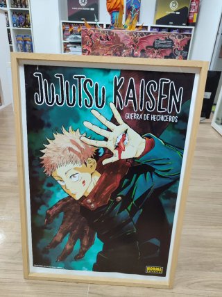 Cuadros animes kimetsu, junitsu y leveling.