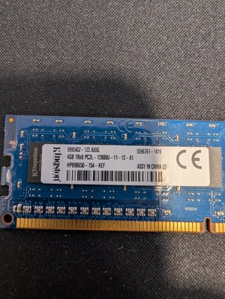 4 Módulos Memoria RAM DDR3 4GB Kingston