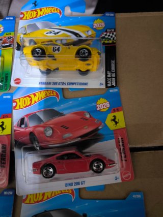 Hot Wheels Ferrari 6 modelos