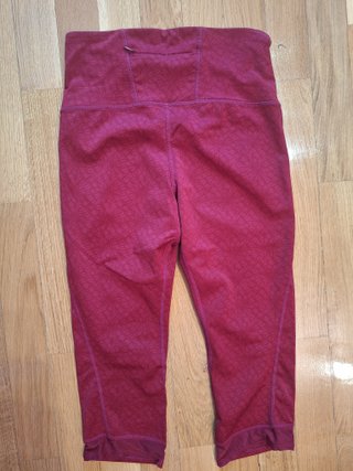 Leggings pirata burdeos Mango Talla M