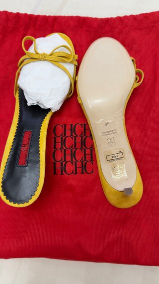 Sandalias Carolina Herrera Amarillas