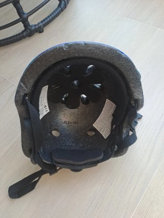 Casco bici infantil azul dinosaurio