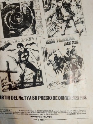Comic correcaminos años ochenta
