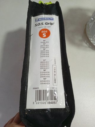 Fundas Textiles Nieve Michelin S.O.S. Grip