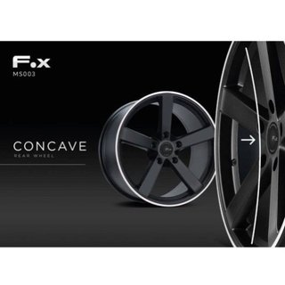 Juego de 4 Llantas 19 Fox MS003 Black Concave BM08
