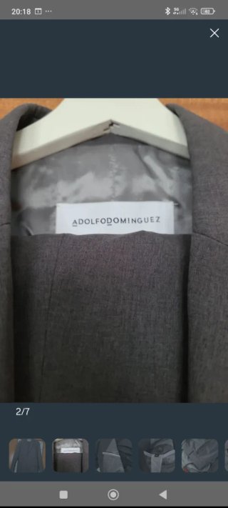Traje Adolfo Domínguez Gris Elegante