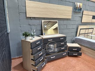 Pack Dormitorio Matrimonial JENI - Madera de Calidad