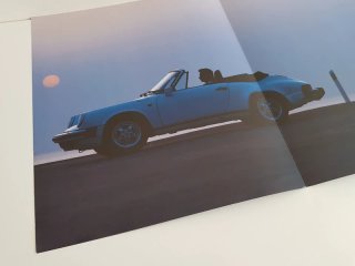 Folleto Porsche 911 Cabriolet 1980