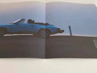 Folleto Porsche 911 Cabriolet 1980