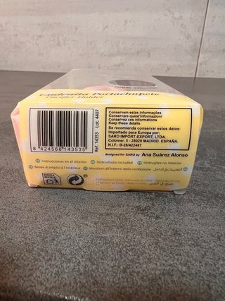 Cadena Portachupete Saro Estrella Rosa