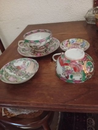 Set di porcellana vintage Macau