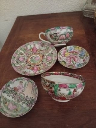 Set di porcellana vintage Macau