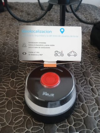 Luz emergencia V16 DGT geolocalizada
