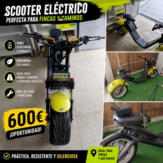 Scooter Eléctrico Gloo Amarillo