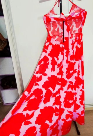 Vestido largo bohemio, 4XL