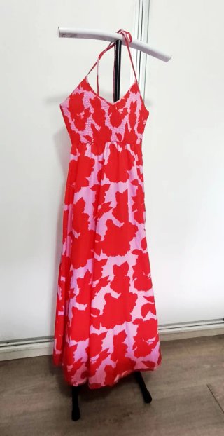 Vestido largo bohemio, 4XL